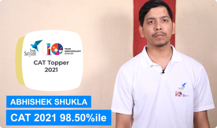 Abhishek shukla - CAT 2021 - 98.50%ile 0-6 screenshot
