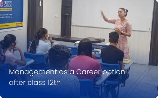 management as a career option after 12th